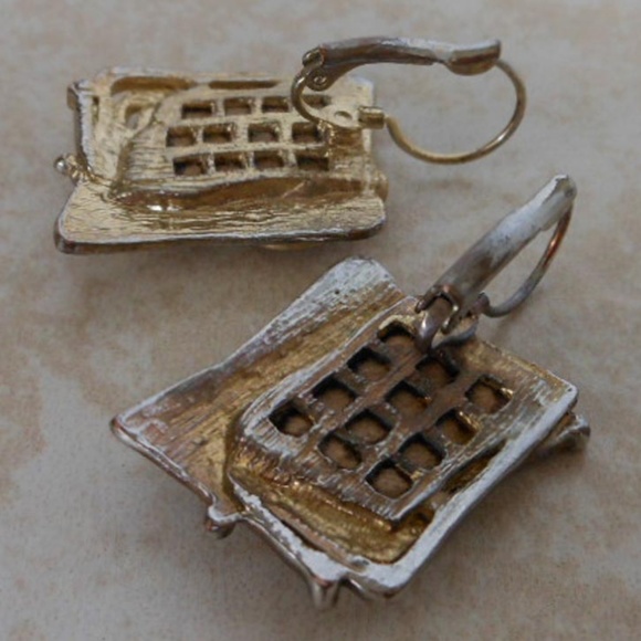 Vintage Pony Hair On Hide Demi Parure Set Jewelry - Picture 5 of 7